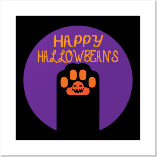 Happy Hallowbeans T Shirt Funny Halloween Gifts Idea Shirt Posters and Art